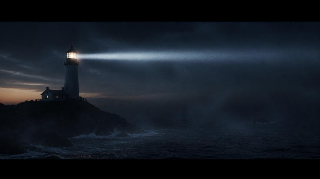 Illustrative lighthouse frame